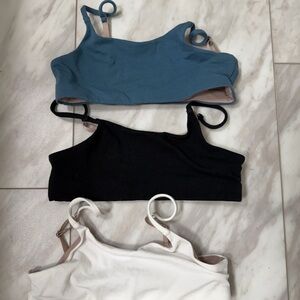 Quince adjustable girls bralletes size 8 organic cotton